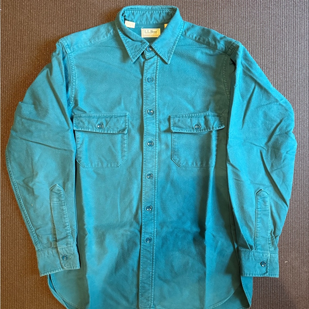 Vintage L.L. Bean Chamois Shirt 15 1/2